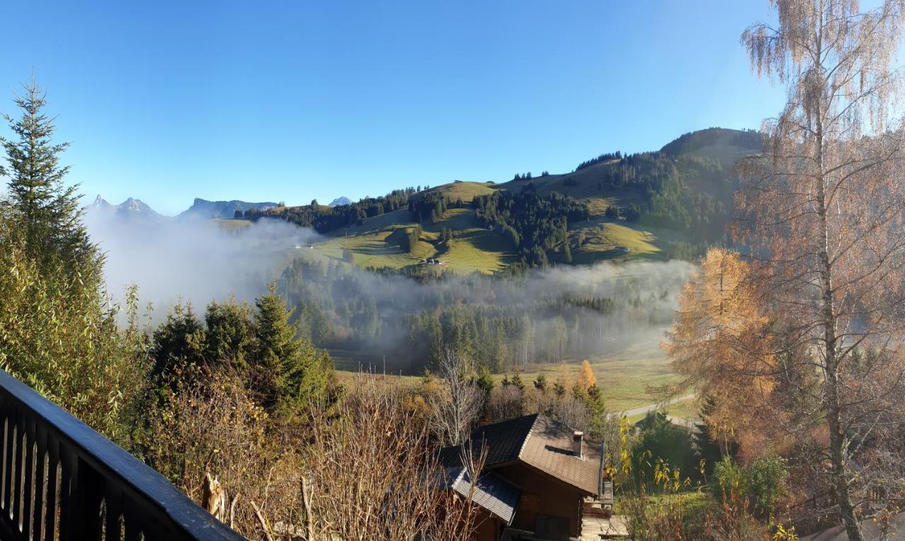 Charming Chalet With Panoramic View And Private Parking In Gruyere Gruyeres Exterior foto